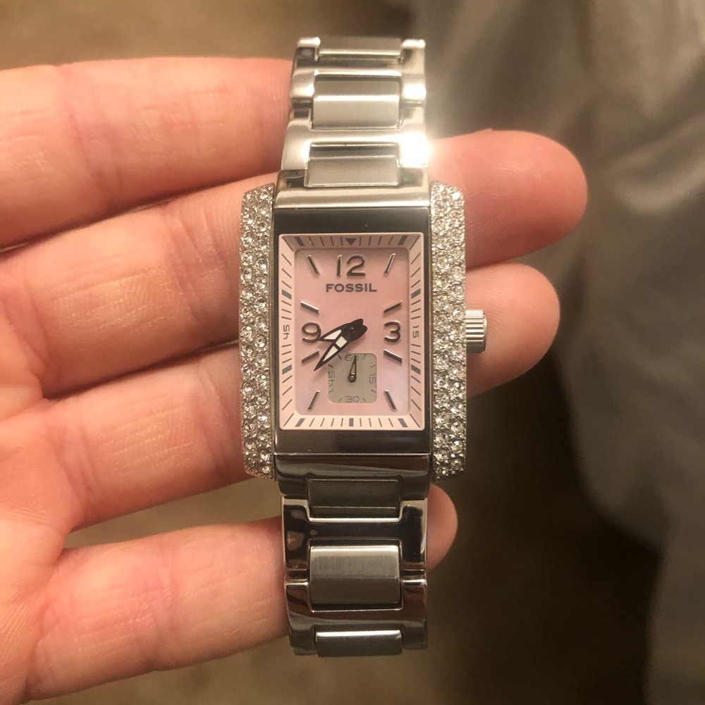 Women’s Stainless Steel Fossil Watch